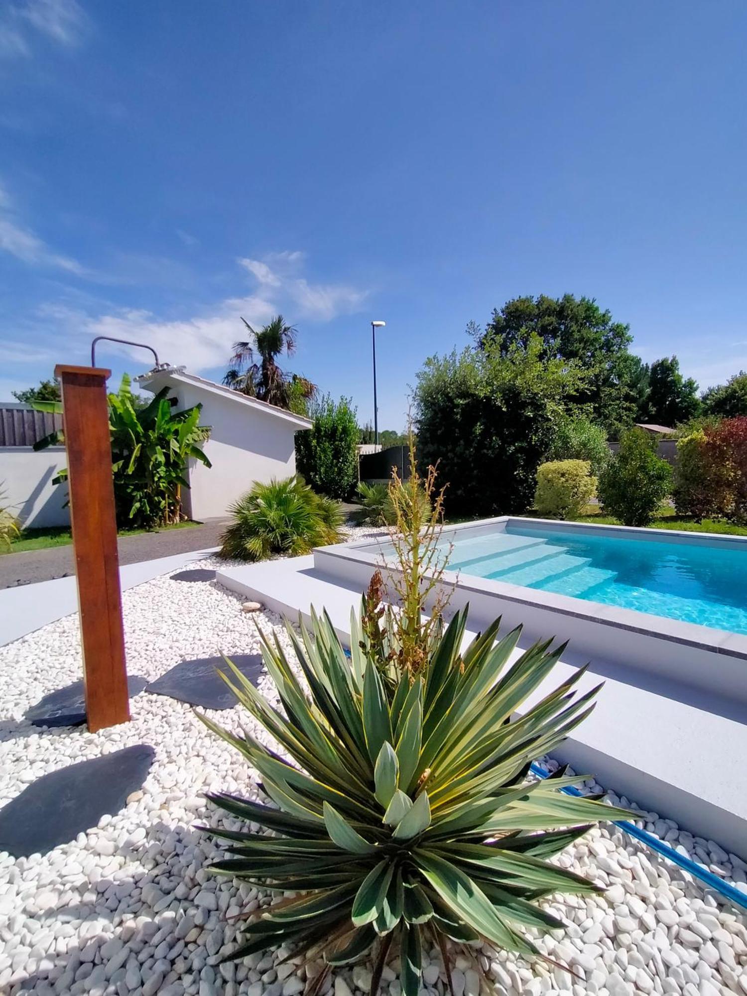 Gite Avec Piscine Et Espace Bien-Etre Partages Entre Bordeaux Et Lacanau Ocean (Adults Only) Brach Exterior photo