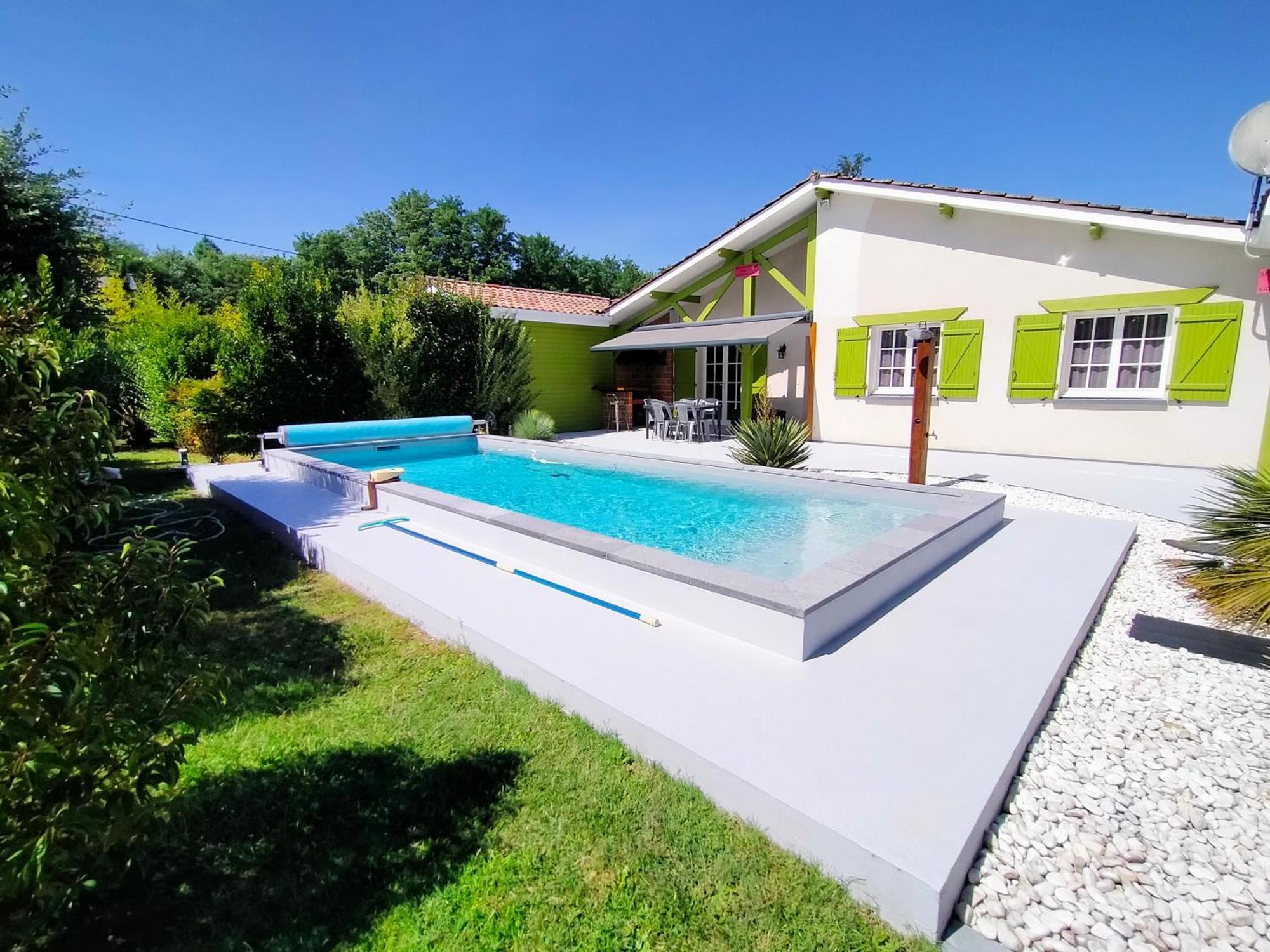 Gite Avec Piscine Et Espace Bien-Etre Partages Entre Bordeaux Et Lacanau Ocean (Adults Only) Brach Exterior photo